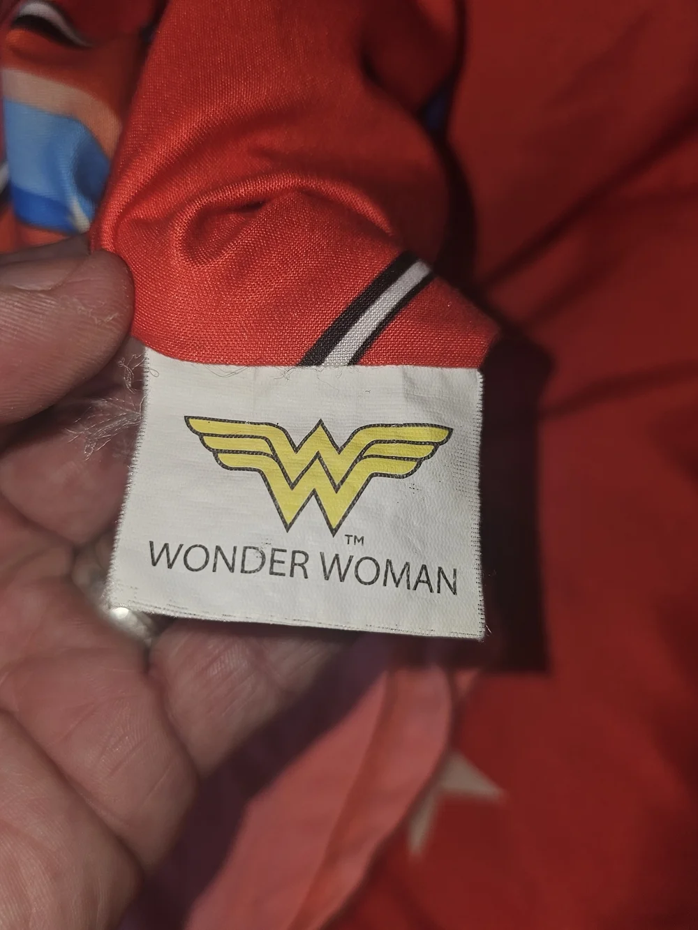 wonder woman bright red